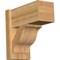 Ekena Millwork Funston Block Rough Sawn Outlooker, Western Red Cedar, 8"W x 16"D x 16"H OUT08X16X16FST05RWR - alternate 1